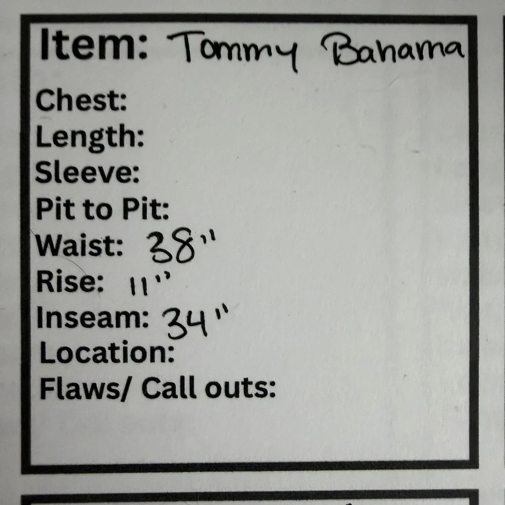 Tommy Bahama‎ Pants Men's 36 (Fits 38x34) Linen Silk Khaki Straight Leg